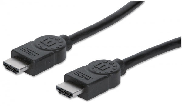 INTRACOM CABLE HDMI 1.4 M-M  1.0M . Manhattan cable HDMI 1 m HDMI tipo A (Estándar) Negro .