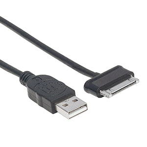 CABLE USB V2.0 A-SAMSUNG 30 PINES  1.0M  NEGRO