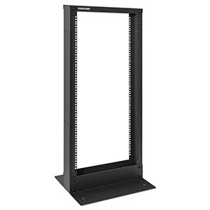 IC INTRACOM RACK ABIERTO 19IN 2 POSTES 22U CARGA 200KG MATERIAL ACERO Marco de Bastidor Intellinet 22U De suelo para Conmutador LAN, Panel de conexión - 482.60mm Ancho del rack - Negro - Acero Laminado en Frío (CRS), Acero Laminado en Frío (CRS) Base, Mar