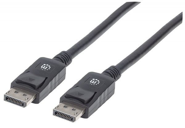 INTRACOM CABLE DISPLAYPORT 2.0M MACHO MACHO COLOR NEGRO Manhattan Cable DisplayPort Macho - DisplayPort Macho 2 Metros, Negro MACHO COLOR NEGRO