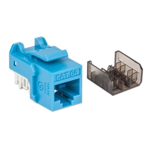IC INTRACOM JACK RJ45 CAT6A UTP KEYSTONE DE IMPACTO AZUL JACK RJ45 CAT6A UTP KEYSTONE DE IMPACTO AZUL