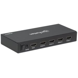 INTRACOM VIDEO SPLITTER HDMI 4K 60HZ 3D 4 PTOS DIVISOR DUPLICADOR DE SENAL Manhattan divisor de video HDMI 4x HDMI 60HZ 3D  4 PTOS DIVISOR DUPLICADOR DE SENAL