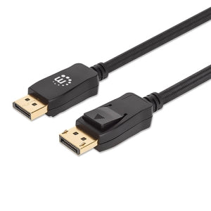INTRACOM CABLE DISPLAYPORT 3.0M 8K M-M N EGRO 8K60HZ 4K120HZ MANHATTAN CABLE DISPLAYPORT 3.0M 8K M-M N  EGRO 8K60HZ 4K120HZ