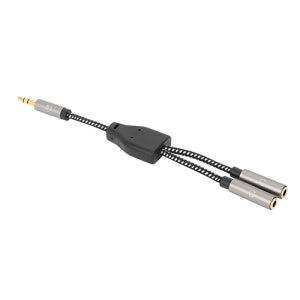 INTRACOM CABLE ADAPTADOR AUDIO Y 3.5MM 1 A 2 AUDIFONOS CABLE ADAPTADOR AUDIO Y 3.5MM 1 A 2 AUDIFONOS