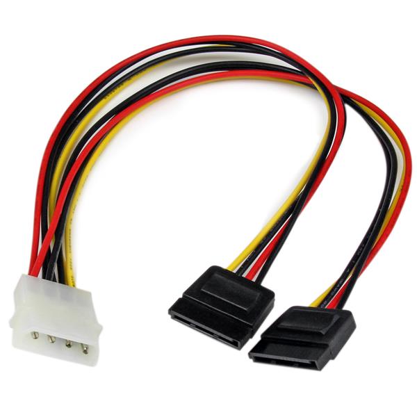 STARTECH CONSIG ADAPTADOR CABLE 0.3M DIVISOR ALIMENTACION MOLEX 4 PINES 2X SATA StarTech.com Cable de Alimentación en Y, 12', 2x SATA, 30cm ALIMENTACION MOLEX 4 PINES 2X SATA