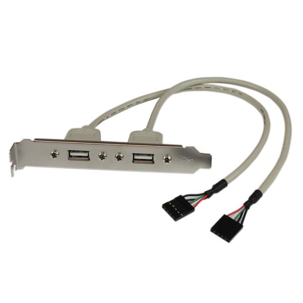 STARTECH CONSIG ADAPTADOR BRACKET PLACA USB A 2 PUERTOS StarTech.com Adaptador de Placa USB A Hembra de 2 Puertos 2 PUERTOS
