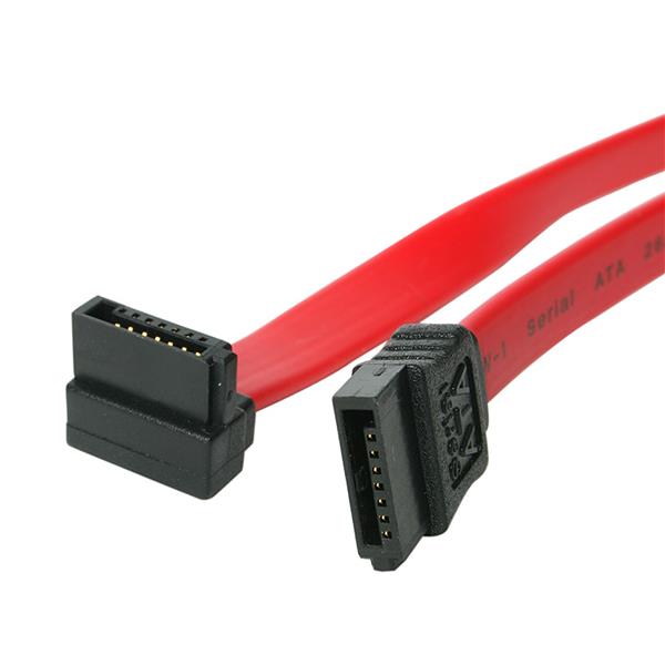 STARTECH CONSIG CABLE SATA SERIAL ATA 0.45M ANGULO RECTO ACODADO            . StarTech.com Cable SATA en Ángulo Recto, 45cm, Rojo ANGULO RECTO ACODADO            .