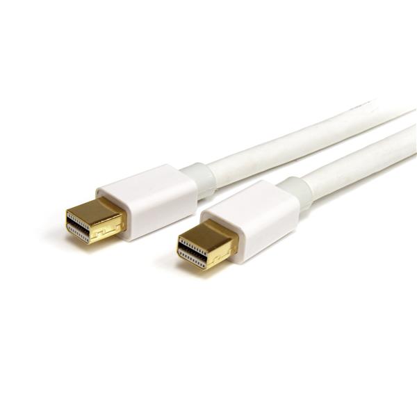 STARTECH CONSIG ADAPTADOR CABLE CONVERTIDOR 2M MINI DISPLAYPORT DP BLANCO 4K 1.. StarTech.com Cable Mini DisplayPort Macho - Mini DisplayPort Macho, 2 Metros, Blanco MINI DISPLAYPORT DP BLANCO 4K 1..