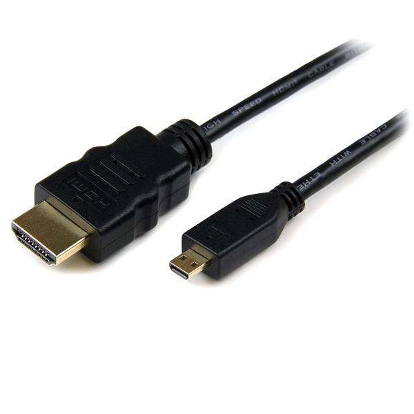 STARTECH CONSIG CABLE HDMI DE ALTA VELOCIDAD CON ETHERNET A MICRO HDMI 3M M A.M StarTech.com Cable HDMI Macho - micro HDMI Macho, 3 Metros, Negro CON ETHERNET A MICRO HDMI 3M M A.M