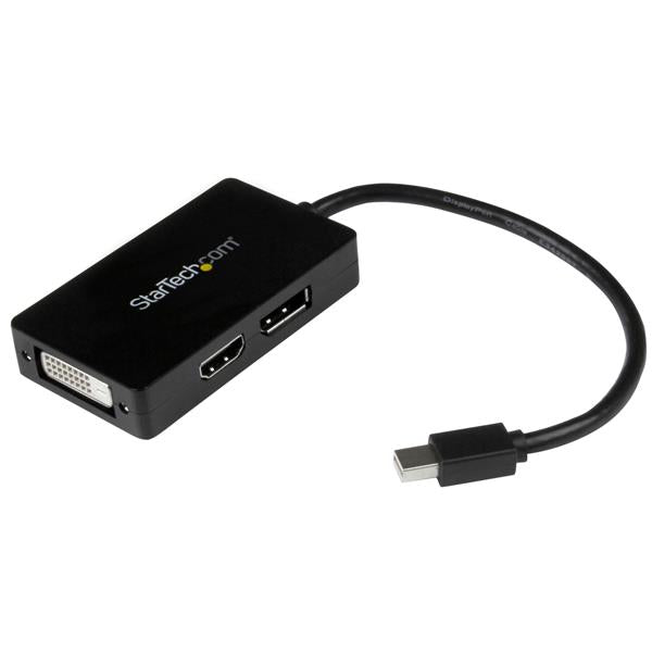 STARTECH CONSIG ADAPTADOR VIDEO EXTERNO MINI DISPLAYPORT A DVI HDMI DP       . StarTech.com Adaptador Mini DisplayPort - DisplayPort DVI, Negro DISPLAYPORT A DVI HDMI DP       .