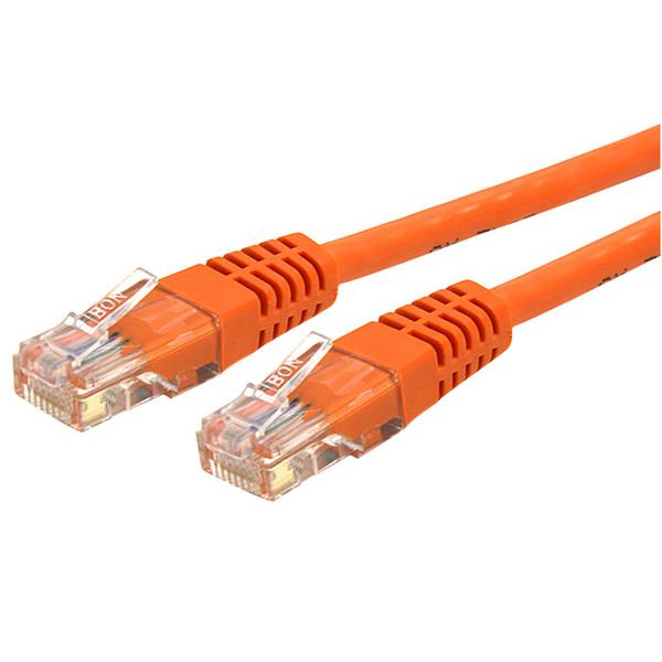 STARTECH CONSIG CABLE 4.5M RED UTP RJ45 CAT6 ETHERNET GIGABIT MOLDEADO NARANJ. StarTech.com Cable Patch Cat6 UTP Moldeado RJ-45 Macho - RJ-45 Macho, 4.5 Metros, Naranja ETHERNET GIGABIT MOLDEADO NARANJ.