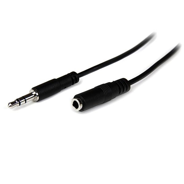 STARTECH CONSIG CABLE 2M EXTENSION AUDIFONOS MINIJACK 3.5 MACHO A HEMBRA     . StarTech.com Cable 3.5mm Macho - 3.5mm Hembra, 2 Metros, Negro MINIJACK 3.5 MACHO A HEMBRA     .