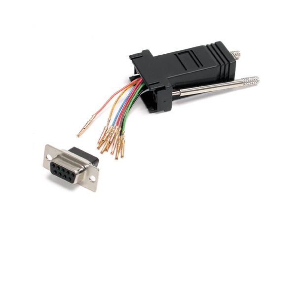 STARTECH CONSIG ADAPTADOR MODULAR SERIAL DB9 A A RJ45 HEMBRA A HEMBRA StarTech.com Adaptador Modular Serial DB9 Hembra - RJ-45 Hembra, Negro A RJ45 HEMBRA A HEMBRA          .