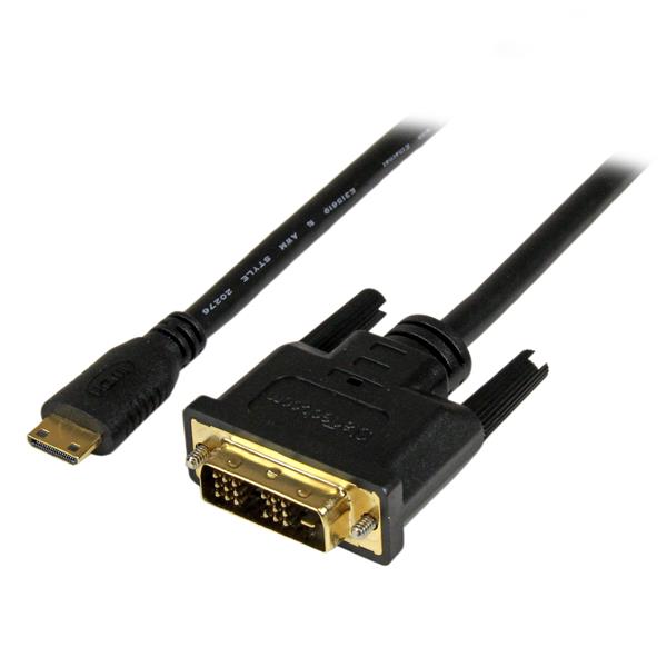 STARTECH CONSIG ADAPTADOR CABLE 1M MINI HDMI A DVI-D PARA TABLET Y CAMARA StarTech.com Adaptador Cable Conversor Mini HDMI - DVI-D para Tablet y Cámara, 1 Metro A DVI-D PARA TABLET Y CAMARA    .