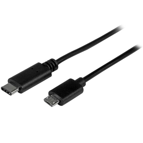 STARTECH CONSIG CABLE ADAPTADOR 1M USB-C TYPE-C A MICRO B USB 2.0        . StarTech.com Cable Adaptador USB 2.0, USB-C - Micro B, 1 Metro, Negro TYPE-C A MICRO B USB 2.0        .