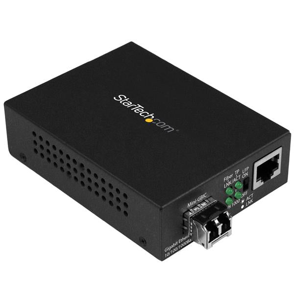 STARTECH CONSIG CONVERTIDOR DE MEDIOS LC FIBRA MULTIMODO ETHERNET 1GB 550M StarTech.com Convertidor de Medios Ethernet Gigabit a Fibra Multimodo LC, 550 Metros MULTIMODO ETHERNET 1GB 550M     .
