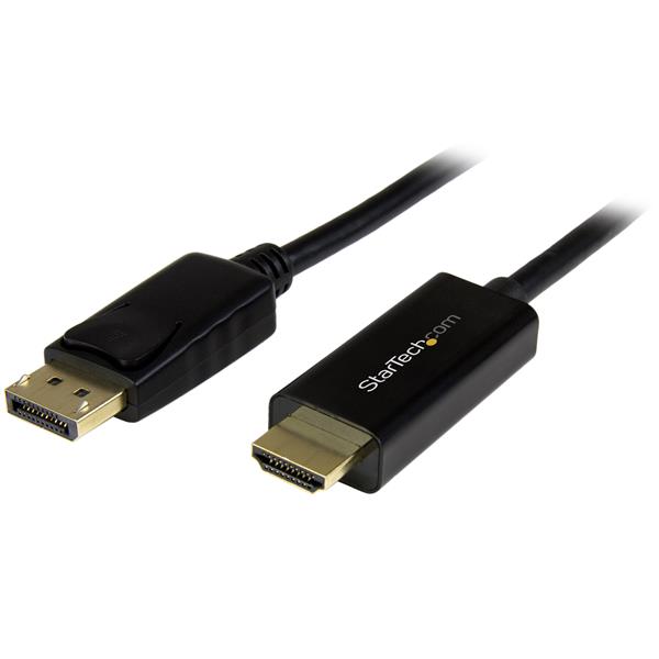 STARTECH CONSIG CABLE 3M ADAPTADOR DISPLAYPORT A HDMI 4K 30HZ CONVERTIDOR DP   . StarTech.com Cable DisplayPort Macho - HDMI Macho, 3 Metros, Negro A HDMI 4K 30HZ CONVERTIDOR DP   .