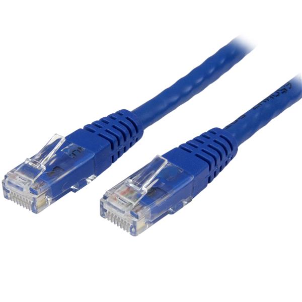 STARTECH CONSIG CABLE DE 0.3M DE RED ETHERNET CAT6 UTP RJ45 MOLDEADO AZUL     . StarTech.com Cable Patch Cat6 UTP Moldeado RJ-45 Macho - RJ-45 Macho, 30cm, Azul CAT6 UTP RJ45 MOLDEADO AZUL     .
