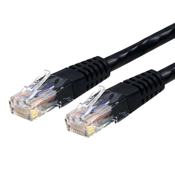 STARTECH CONSIG CABLE DE 1.8M DE RED ETHERNET CAT6 UTP RJ45 MOLDEADO NEGRO    . StarTech.com Cable Patch Cat6 UTP Moldeado RJ-45 Macho - RJ-45 Macho, 1.83 Metros, Negro CAT6 UTP RJ45 MOLDEADO NEGRO    .