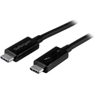 Cable StarTech.com Thunderbolt 3 Macho - USB-C Macho, 40 Gbit/s, 2 Metros, Negro . Cable StarTech.com Thunderbolt 3 Macho - USB-C Macho, 40 Gbit/s, 2 Metros, Negro .