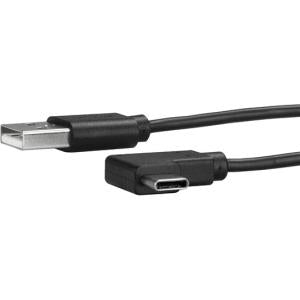STARTECH CONSIG CABLE 1M USB-A A USB-C ACODADO A LA DERECHA USB A USB TIPO C StarTech.com Cable USB A Macho - USB C Macho en Ángulo a la Derecha, 1 Metro, Negro A LA DERECHA USB A USB TIPO C