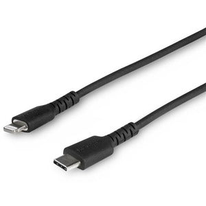 STARTECH CONSIG CABLE USB-C A LIGHTNING DE 2M COLOR NEGRO - CERTIFICADO MFI Cable USB StarTech.com RUSBCLTMM2MB - USB-C a Lightning - 2 Mts - Fibra Aramida - Negro COLOR NEGRO - CERTIFICADO MFI