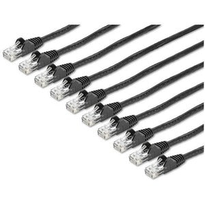 STARTECH CONSIG CABLE DE RED RJ45 CAT6 NEGRO 1.8M - PACK DE 10 - SIN ENGANCHE Cable de Red StarTech.com - Cat6 - RJ-45 - 1.8M - Negro - 10 Piezas 1.8M - PACK DE 10 - SIN ENGANCHE