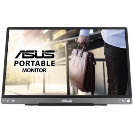 Monitor Asus Portátil ZenScreen MB16ACE 15.6" IPS FHD 1920x1080 1xUSB-C 5ms GTG 60Hz Color Gris