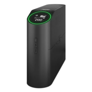 SCHNEIDER CORP. APC BACK UPS PRO FOR GAMING 150 1500VA 120V SINEWAVE LCD BLACK APC BACK-UPS PRO FOR GAMING 150 1500VA 120V SINEWAVE LCD BLACK