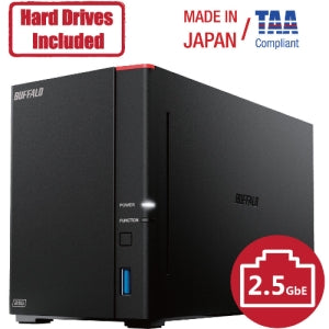 BUFFALO NAS LINKSTATION 720D 2BAY 8TB (2X4TB) RAID 0/1 RJ45 2.5GB USB 2.0 NAS LINKSTATION 720D 2BAY 8TB RAID 0-1 RJ45 2.5GBUSB 2.0