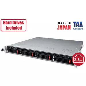 BUFFALO NAS TERASTATION ESSENTIAL 3420R 4BAY 24TB (4X6TB) 2.5GBE RAID 0/1/ NAS TERASTATION ESSENTIAL 3420R 4BAY 24TB (4X6TB) 2.5GBE RAID 0/1/