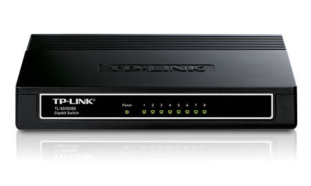 TP-LINK SWITCH DE ESCRITORIO CON 8PTOS GIGABIT SIN ADMINISTRACION Switch TP-Link Gigabit Ethernet TL-SG1008D, 10/100/1000Mbps, 8 Puertos ? No Administrable GIGABIT  SIN ADMINISTRACION
