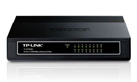 TP-LINK SWITCH DE ESCRITORIO CON 16 PUERTOS FAST ETHERNET 8 PUERTOS RJ SWITCH DE ESCRITORIO CON 16 PUERTOS FAST ETHERNET  8 PUERTOS RJ