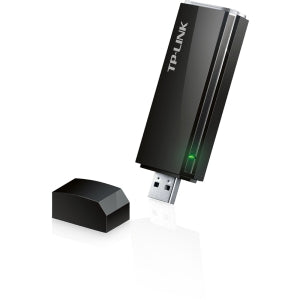 TP-LINK ADAPTADOR USB INALAMBRICO DE DOBLE BANDA AC1300 TP-Link Adaptador de Red USB AC1300 ARCHER T4U, 867 Mbit/s, 2.4/5GHz DOBLE BANDA AC1300