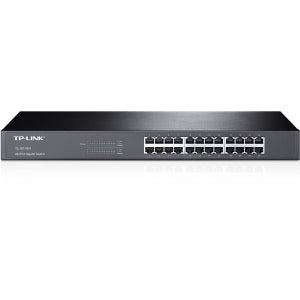 TP-LINK SWITCH CON 24 PUERTOS GIGABIT. SIN ADMINISTRACION PARA RACK Switch TP-Link Gigabit Ethernet TL-SG1024, 10/100/1000Mbps, 48Gbit/s, 24 Puertos ? No Administrable SIN ADMINISTRACION  PARA RACK