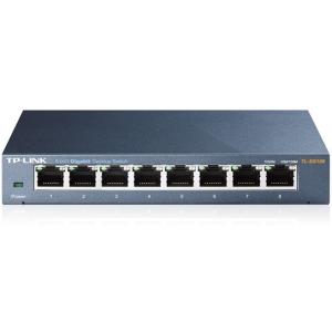 TP-LINK SWITCH DE ESCRITORIO CON 8 PUERTOS GIGABIT SIN ADMINISTRACI Switch TP-Link Gigabit Ethernet TL-SG108, 10/100/1000Mbps, 8 Puertos - No Administrable 8 PUERTOS GIGABIT  SIN ADMINISTRACI