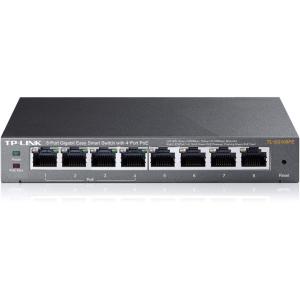 TP-LINK SWITCH EASY SMART DE 8 PUERTOS GIGABIT CON 4 PUERTOS POE Switch TP-Link Gigabit Ethernet TL-SG108PE Easy Smart PoE, 8 Puertos 10/100/1000Mbps + 4 Puertos PoE, 16 Gbit/s, 4000 entradas - No Administrable GIGABIT CON 4 PUERTOS POE