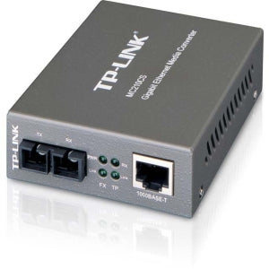 TP-LINK CONVERTIDOR MULTIMEDIA DE MODO INDIVIDUAL DE GIGABIT Convertidor TP-LINK - SC - RJ-45 - 1310nm - Monomodo INDIVIDUAL DE GIGABIT
