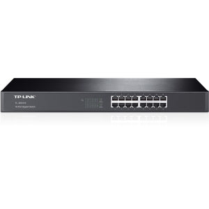 TP-LINK SWITCH GIGABIT EASY SMART 16 PTOS NO ADMINISTRABLE SWITCH DE 16 PUERTOS GIGABIT PARA RACK  SIN ADMINISTRACION