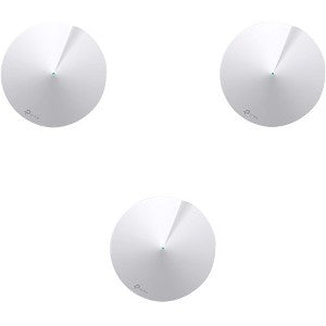 TP-LINK WHOLE-HOME WI-FI UNIT BANDA DUAL AC1300 4 ANTENAS INTE Router TP-Link con Sistema de Red Wi-Fi en Malla AC1300 Deco M5, 1300 Mbit/s, 2x RJ-45, 2.4/5GHz - 3 Piezas BANDA DUAL AC1300  4 ANTENAS INTE