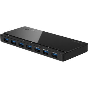 TP-LINK HUB DE 7 PUERTOS USB 3.0 12V/2 ADAPTADOR DE ENERGIA INCL TP-Link Hub USB A 3.0 de 7 Puertos, 5000 Mbit/s, Negro 12V/2.5A ADAPTADOR DE ENERGIA INCL