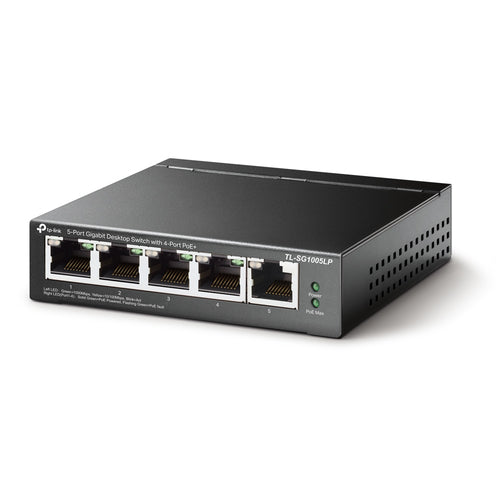 TP-LINK 5 PORT GIGABIT DESKTOP SWITCH WITH 4 PORT POE 5 PORT GIGABIT DESKTOP SWITCH WITH 4 PORT POE