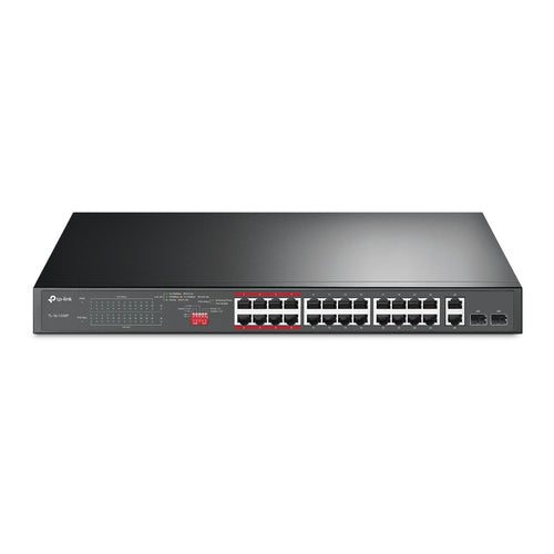 TP-LINK SWITCH 24 PUERTOS 10 100MBPS 2 PORT GIGABIT POE NO GESTIONAB SWITCH 24 PUERTOS 10 100MBPS 2 PORT GIGABIT POE NO GESTIONAB