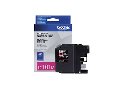Tinta Brother LC101M Rendimiento 300 Páginas Color Magenta