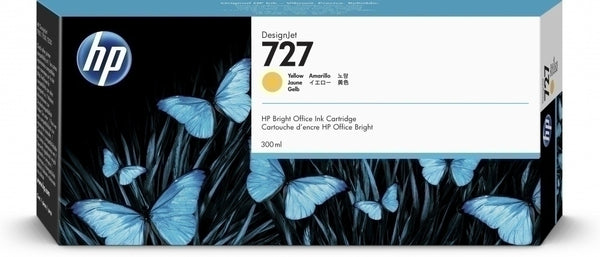 HP INC. HP 727 AMARILLO 300ML TINTA AMPLIO FORMATO F9J78A Cartucho HP 727 Amarillo 300ml TINTA AMPLIO FORMATO F9J78A