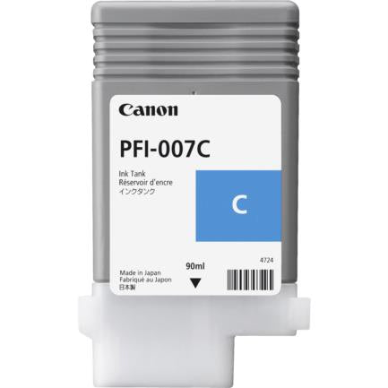 TINTA CANON CYAN PFI-007C 90ML
