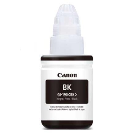 TINTA CANON GI-190 G1110/G2110/G3110/G4110 NEGRA TINTA CONTINUA