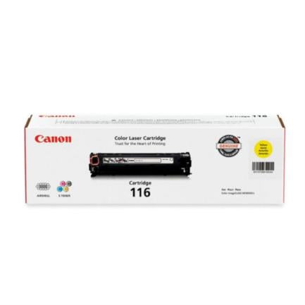 Tóner Canon 116 Y Color Amarillo para ImageClass Series MF8050Cn/MF8080Cw (1500 Pag)