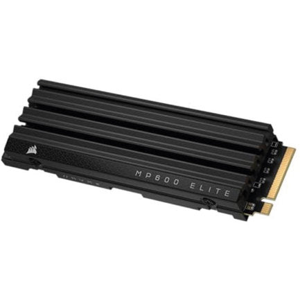 Unidad de Estado Solido SSD Interno Corsair MP600 Elite 2TB M.2 2280 NVMe PCIe 4.0 Lect 7000/6500 MBs con Disipador