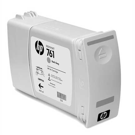 TINTA HP LF 761 GRIS OSCURO T7100 DESIGNJET 400ML